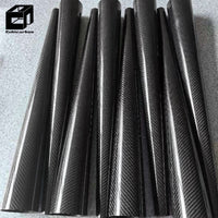 Made in China Large OD Carbon Fiber Tapered Tube Customized Carbon Fiber Tube