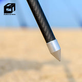 Carbon Fiber Canopy Pole Outdoor Canopy Support Camping Tent Pole Six Section Foldable Storage Tarp Pole