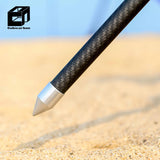 Carbon Fiber Canopy Pole Outdoor Canopy Support Camping Tent Pole Six Section Foldable Storage Tarp Pole