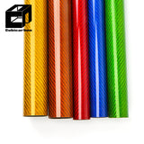 Factory Direct Colored Carbon Fiber Tube 3K Twill Surface High-Strength Colorful Round Tube With Wholesale Price