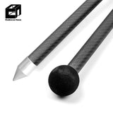 Carbon Fiber Canopy Pole Outdoor Canopy Support Camping Tent Pole Six Section Foldable Storage Tarp Pole