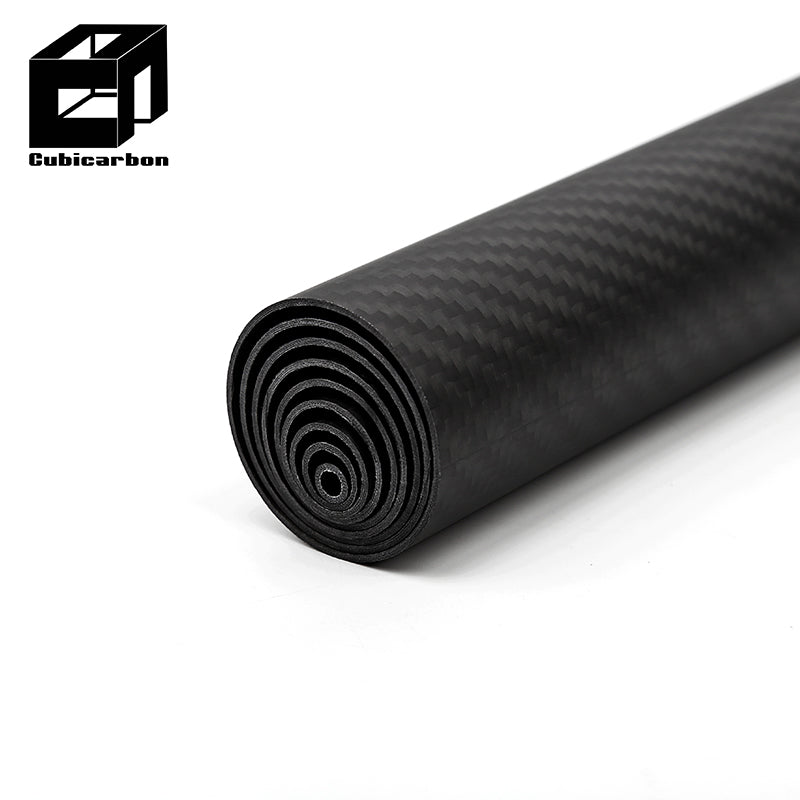 Large Diameter Carbon Fiber Tube Customize Diameter 3k Glossymatte Su Cubicarbon 