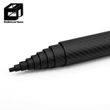 Lightweight Round Tube 100% Carbon Fiber Tube Customized Dimensions Surface 3K Carbon Tube