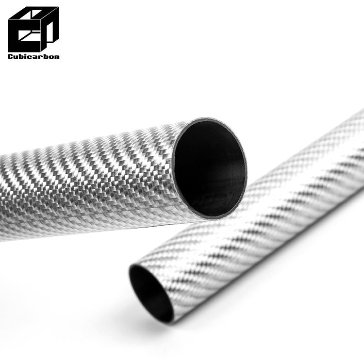 TipTopCarbon 3D Carbon Foil Silver Grey Bubble-Free 0.3 m x 1.52 m