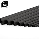 Lightweight Round Tube 100% Carbon Fiber Tube Customized Dimensions Surface 3K Carbon Tube