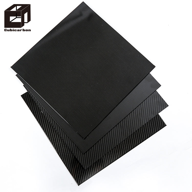 100X250X4.0MM 100% 3K Plain Weave Carbon Fiber Sheet