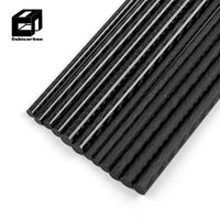 Factory Direct 3K Glossy Matte Carbon Fiber Rods Solid Carbon Rod Customized Diameter and Length