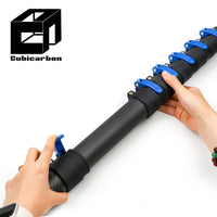 OEM Extendable Carbon Fiber Telescopic Pole 20ft 30ft 35ft 40ft 45ft 60ft Telescoping Pole Extension Pole