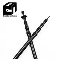 Custom Carbon Fiber Canopy Pole Telescoping Pole Shade Telescopic Poles with Great Price 2.4m
