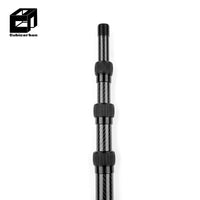 Real Carbon Fiber Manufacturer Supply 3K Weave Carbon Fiber Telescopic Pole 20ft 25ft 30ft 40ft 60ft Custom Length