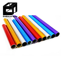 3K Glossy Colorful Carbon Fiber Tube 1" 2" 3" Customized Carbon Fiber Color Tube Multi-colors Carbon Fiber Tube for RC Airplane