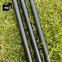 High Strength Top Quality Customized Colored 3K Carbon Fiber Tube 1 2 3 4 Inch Custom Length Colorful Carbon Fiber Pipe Tube