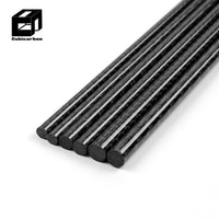 Factory Direct 3K Glossy Matte Carbon Fiber Rods Solid Carbon Rod Customized Diameter and Length