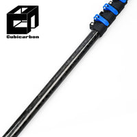 OEM Wholesale Price Telescopic Carbon Fiber Extendable Poles With Brush Customized 20ft 30ft 50ft 60ft Telescoping Carbon Tubes