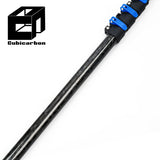 OEM Wholesale Price Telescopic Carbon Fiber Extendable Poles With Brush Customized 20ft 30ft 50ft 60ft Telescoping Carbon Tubes
