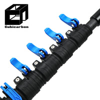 3K Twill Matte 3m 10m 15m 18m 20m 25ft Carbon Fiber Solar Panel Telescoping Cleaning Pole Window Cleaning Extension Pole