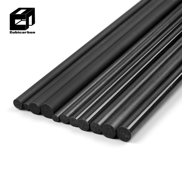 High Modulus Pultruded Solid Carbon Fiber Rod Carbon Rods High-Density High Pure Carbon Pultrusion Round Rod