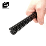 High Modulus Pultruded Solid Carbon Fiber Rod Carbon Rods High-Density High Pure Carbon Pultrusion Round Rod