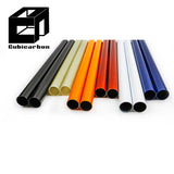 OEM Custom 20mm 50mm 70mm 80mm Fiberglass Tubes Fiber Roll Wrapped Tube Customized Sizes Colorful Painting Can Customize