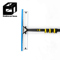 OEM 3K Weave 100% Carbon Fiber Pole Telescopic Custom Length 10-80ft Window Cleaning Pole Solar But Cleaning Pole