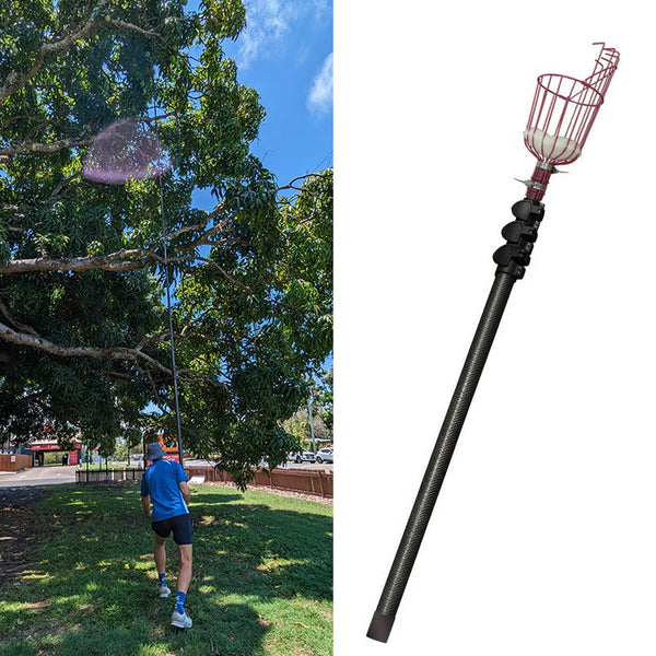 3-20m Telescoping Tubes Carbon Fiber Fruit Picker Poles 3K High Strength Harvesting Pole