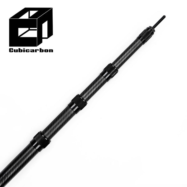 8FT Telescoping Carbon Fiber Poles Lightweight Tarp Poles Adjustable Telescoping Tarp Tent Poles for Camping Hiking
