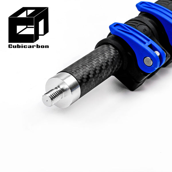Customized 4m 5m 6m 9m Carbon Fiber Telescopic Pole With Thread for Camera High Strength Light Weight Stable Telescopic Pole