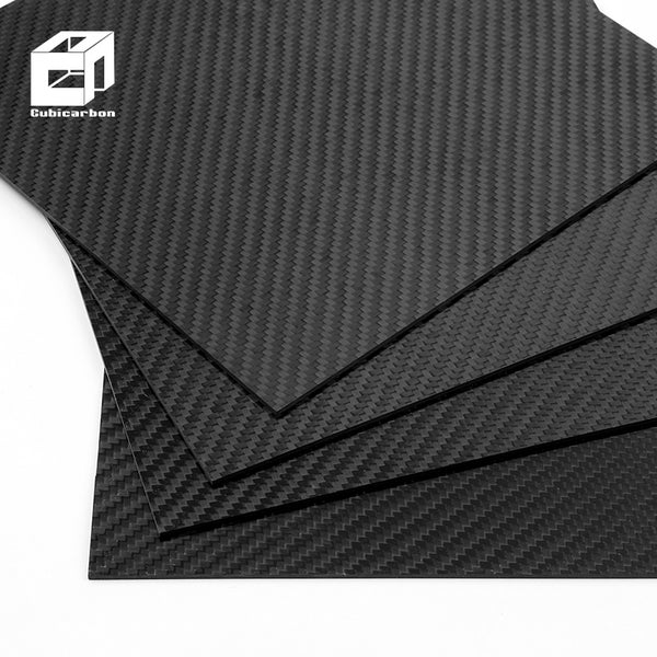 Wholesale CNC Twill/ Plain Glossy Carbon Fibre Plate 0.2mm 1mm 2mm 3mm 3K Durable Carbon Fiber Sheet 1200mm * 1000mm