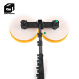 OEM Strong Carbon Fiber Tube 3K Twill Matte Telescopic Pole With Clamp Brush Carbon Pole 10m 12m 15m18m 20m Cleaning Poles