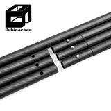 Carbon Fiber Supplier 1000mm 2000mm 3K Carbon Fiber Tubes Custom OD Shrapnel Telescopic Pole With Inner Sleeve
