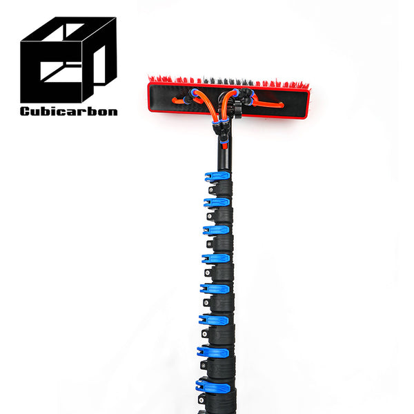 3K Twill Matte 3m 10m 15m 18m 20m 25ft Carbon Fiber Solar Panel Telescoping Cleaning Pole Window Cleaning Extension Pole