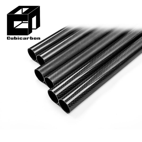 Factory Direct Carbon Fiber Tubes 20mm 40mm 60mm 80mm OD 3K Twill Plain Glossy Matte Carbon Pipes Wholesale Price