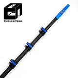 Factory Direct 45ft 50ft 60ft 3K Telescoping Carbon Fiber Poles Extension Pole System Cleaning Pole Solar Bus Window Cleaning