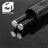 Wrapped Pregref Tube 10mm 12mm 25mm 30mm 40mm 50mm 3K Weave Carbon Fiber Tubes/Pipe 1000mm 2000mm Tube No Middleman