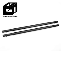 Factory Manufacture 100% Carbon Fiber Tube Roll Wrapped Telescopic Tube Several Sections Can Connect With Shrapnel Connection
