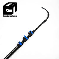OEM Wholesale Price Telescopic Carbon Fiber Extendable Poles With Brush Customized 20ft 30ft 50ft 60ft Telescoping Carbon Tubes