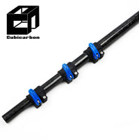 OEM Wholesale Price Telescopic Carbon Fiber Extendable Poles With Brush Customized 20ft 30ft 50ft 60ft Telescoping Carbon Tubes