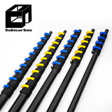 3K Weave Carbon Fiber Extending Pole 10ft-65ft Adjustable Carbon Pole Extension Extendable Telescopic Pole