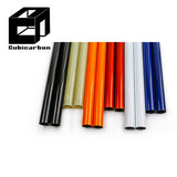 OEM Custom 20mm 50mm 70mm 80mm Fiberglass Tubes Fiber Roll Wrapped Tube Customized Sizes Colorful Painting Can Customize