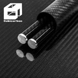 Wrapped Pregref Tube 10mm 12mm 25mm 30mm 40mm 50mm 3K Weave Carbon Fiber Tubes/Pipe 1000mm 2000mm Tube No Middleman