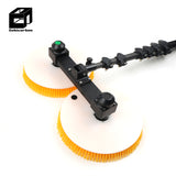 OEM Strong Carbon Fiber Tube 3K Twill Matte Telescopic Pole With Clamp Brush Carbon Pole 10m 12m 15m18m 20m Cleaning Poles