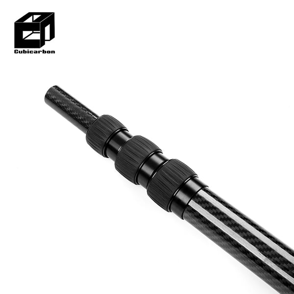 45ft 50ft 60ft 3K Telescopic Carbon Fiber Poles Water Fed Cleaning Pole System Solar Window Cleaning Camera Pole