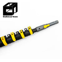 OEM 10m 12m 14m 16m 18m 20m 25m Carbon Fibre Telescopic 3K Extension Pole Can Be Adjusted by Clamps Lightweight Carbon Pole