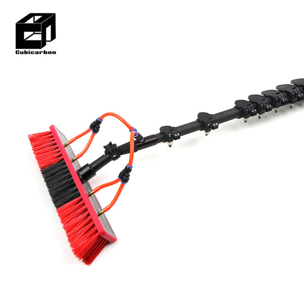 3K Weave Strong 30ft 45ft 50ft 60ft Telescopic Carbon Fiber Poles Water Fed Pole System Cleaning Pole Pure Water Window Cleaning