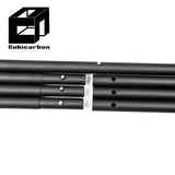 Carbon Fiber Supplier 1000mm 2000mm 3K Carbon Fiber Tubes Custom OD Shrapnel Telescopic Pole With Inner Sleeve
