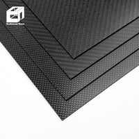 3K Matte Carbon Fiber Sheet CNC Cut Carbon Plate OEM Machined Part 0.5mm 1mm 2mm 5mm