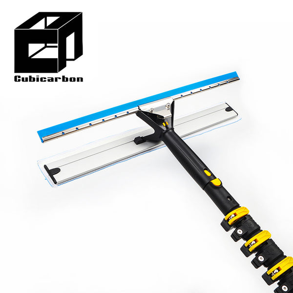 OEM 3K Weave 100% Carbon Fiber Pole Telescopic Custom Length 10-80ft Window Cleaning Pole Solar But Cleaning Pole