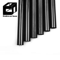 Factory Direct Carbon Fiber Tubes 20mm 40mm 60mm 80mm OD 3K Twill Plain Glossy Matte Carbon Pipes Wholesale Price