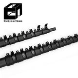 Carbon Fiber Telescopic Pole Strong Pole With Colorful Clamps 5m 10m 20m 25m Carbon Fiber Heavy Duty Telescoping Poles