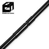OEM Carbon Fiber Telescopic Pole Customized Quality Pregreg Carbon Fiber Tube Roll Wrapped Carbon Tube Thread Connector Pipes